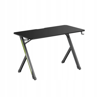 Biurko Gamingowe 120 cm Czarne Carbon