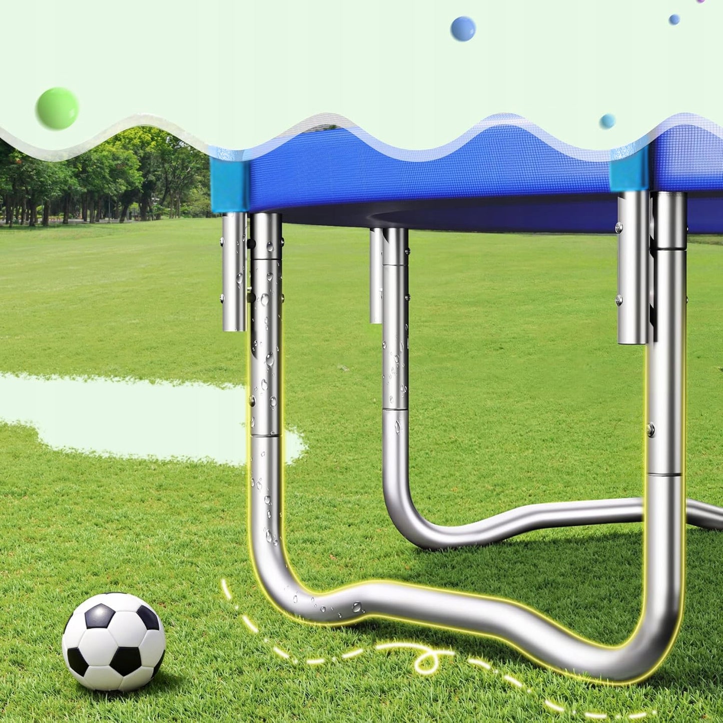 Trampolina Ogrodowa 244 cm 8ft z Drabinką