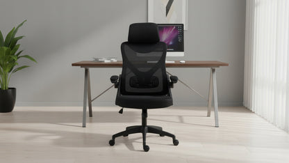 Fotel Biurowy Ergonomiczny Obrotowy Czarny