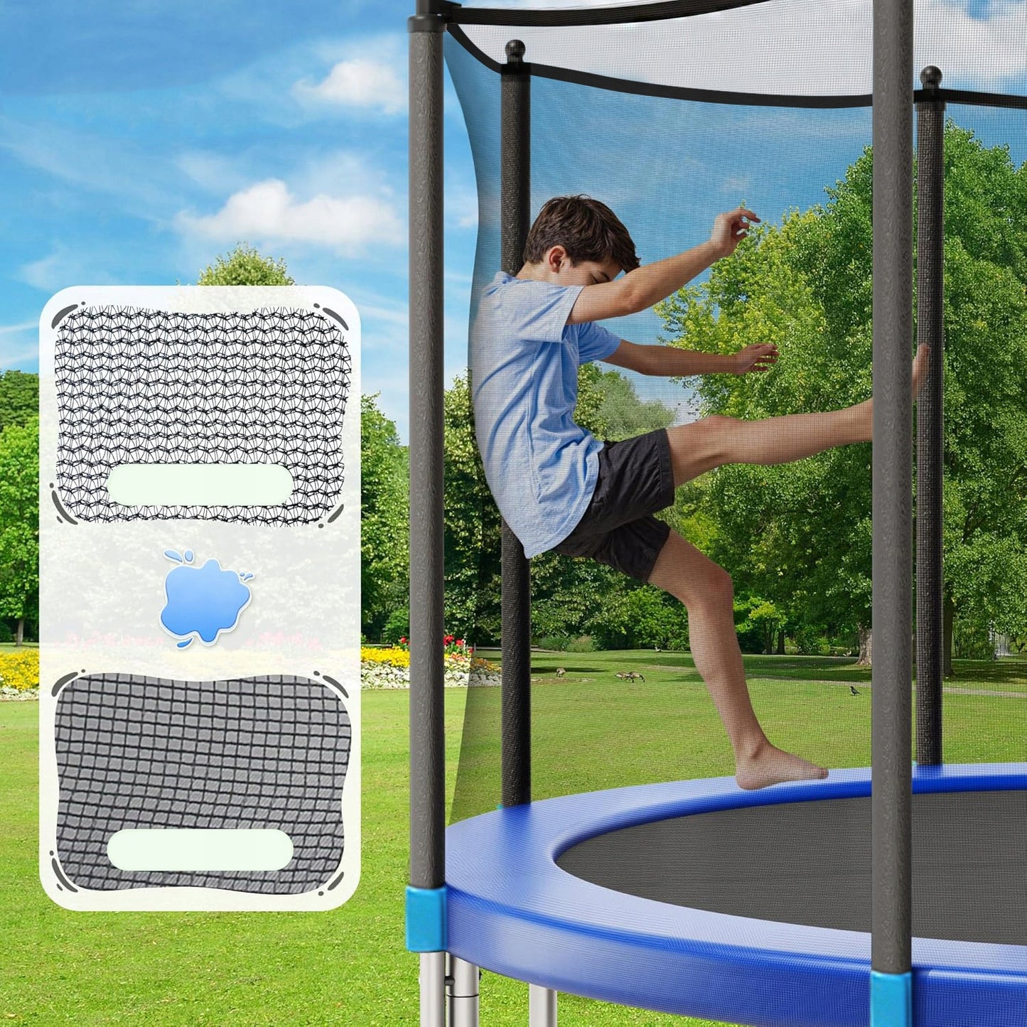 Trampolina Ogrodowa 366 cm 12ft z Drabinką